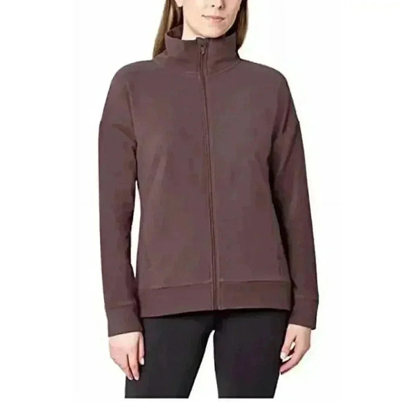 Mondetta Full Zip Athletic Jacket with Pockets Dusty Purple Women's Size XXL - Picture 7 of 9